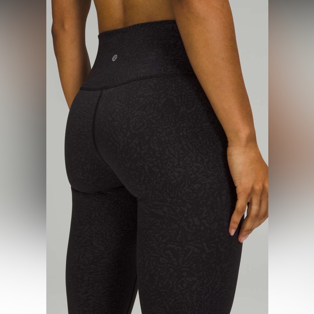 lululemon athletica Charcoal Patterned Leggings